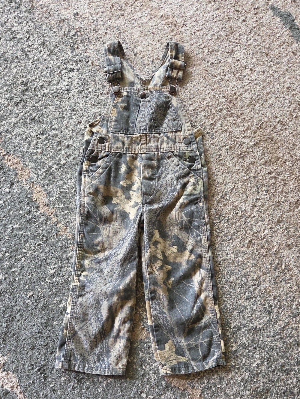 Cabela's Green & Yellow Patch Camouflage Overalls